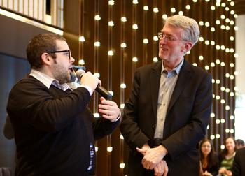 <strong>Jeff Jarvis, journalist and creator of BuzzMachine (on right above)</strong>